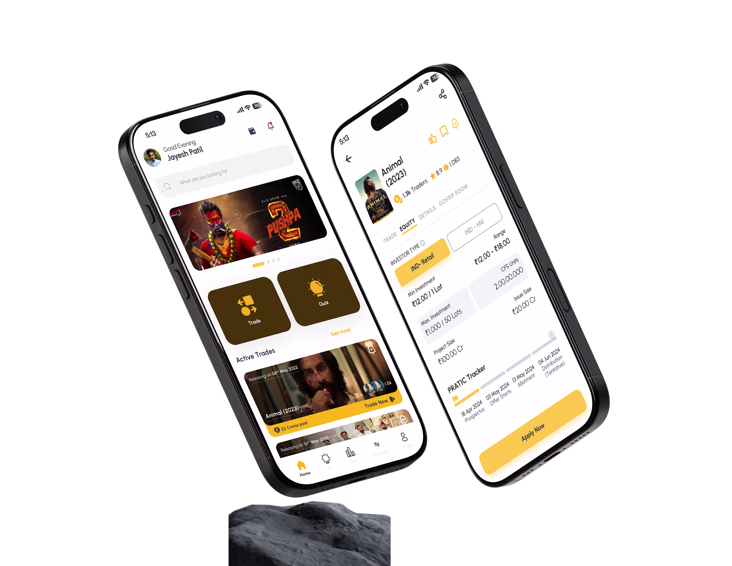 CineTrade — movie speculation trading platform