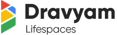 Dravyam Lifespaces logo – Real estate UI/UX and branding by VelossaLabs